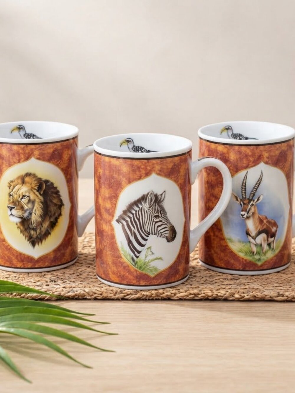 Lynn Chase African Portraits LOT of 3 (Gazelle, Lion, Zebra)